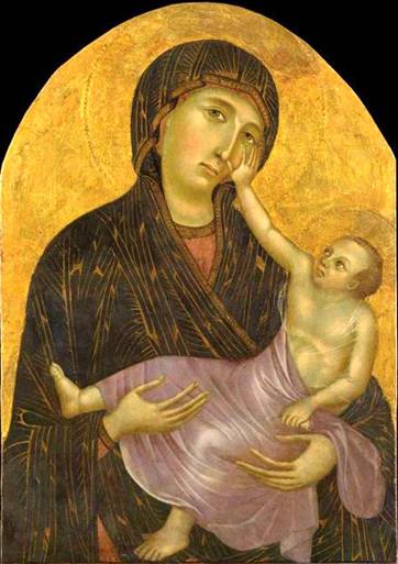 Madonna and Child ca. 1284 by Cimabue 1250-1302 Castelfiorentino Tuscany